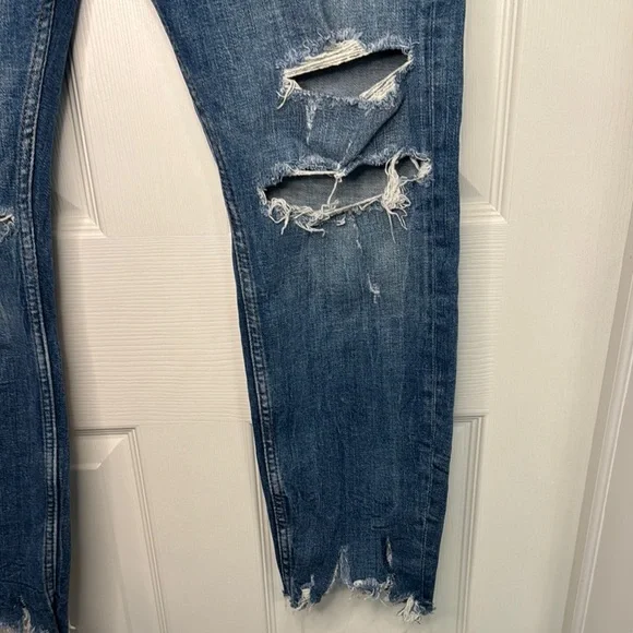 Men’s Zara Ripped Denim Jeans - Picture 4 of 9